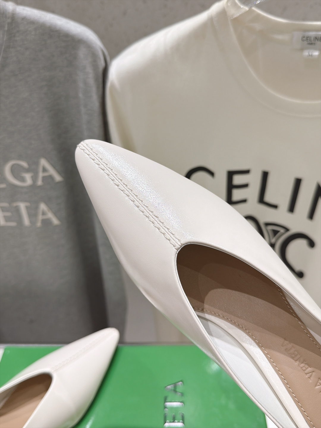 高版本出厂  Bottega Veneta/BV F065 2026ss秋冬新款Parco Mule女士玛丽珍仙女风高跟