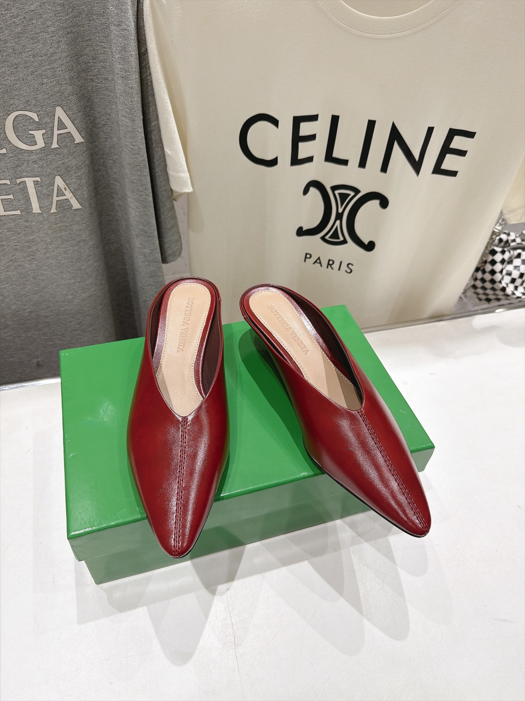 高版本出厂  Bottega Veneta/BV F065 2026ss秋冬新款Parco Mule女士玛丽珍仙女风高跟