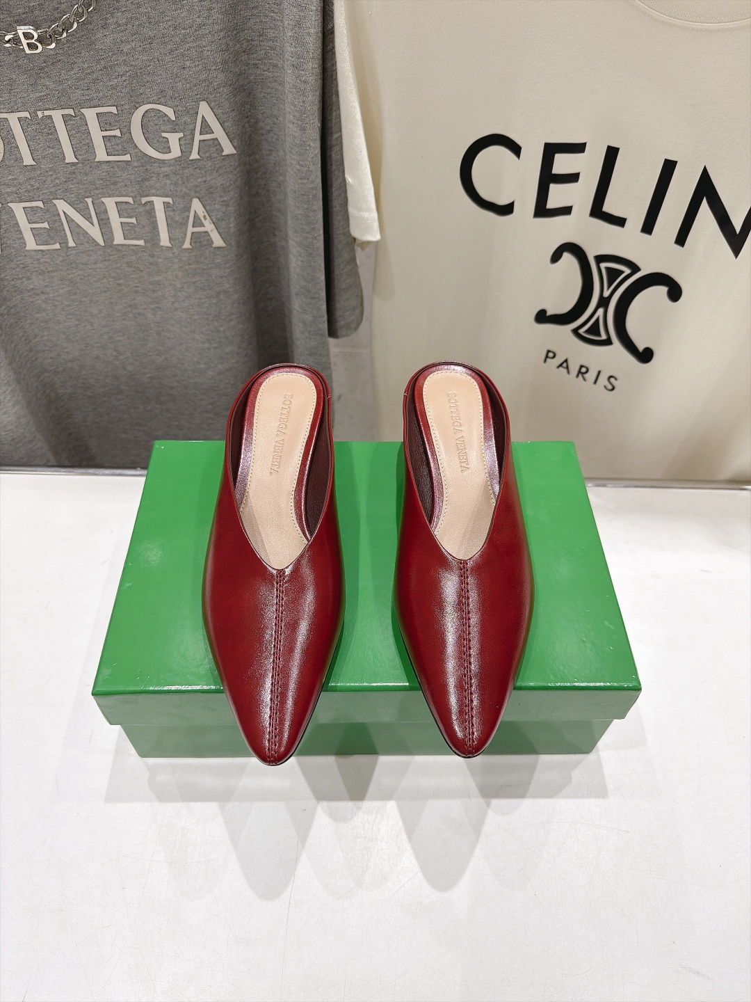 高版本出厂  Bottega Veneta/BV F065 2026ss秋冬新款Parco Mule女士玛丽珍仙女风高跟