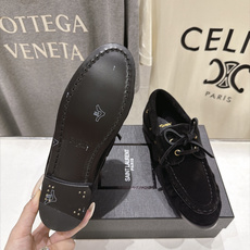 高版本出厂 男码+20 SAINT LAURENT/圣罗兰YSL 26ss爆款平底鞋情侣款玛丽珍小皮鞋休闲乐福鞋, 高版本出厂 男码+20 SAINT LAURENT/圣罗兰YSL 26ss爆款平底鞋情侣款玛丽珍小皮鞋休闲乐福鞋,