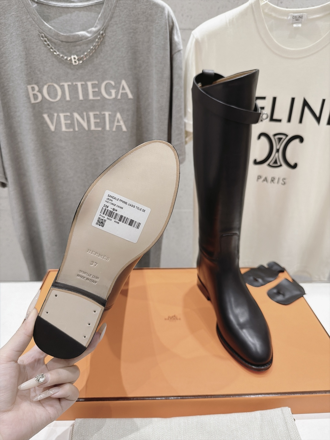 高版本出厂  Hermes 爱马仕F062  H家2026ss秋冬新款直筒靴过膝长靴  顶级品质~ 鞋型很好看，经典简约