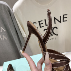 高版本出厂 「ᴀqᴜᴀᴢᴢᴜʀᴀ」AQUAZZURA/菠萝F072 2026ss夏季新款真丝烫钻高跟鞋凉鞋 _____ 高版本出厂 「ᴀqᴜᴀᴢᴢᴜʀᴀ」AQUAZZURA/菠萝F072 2026ss夏季新款真丝烫钻高跟鞋凉鞋 _____
