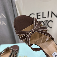 高版本出厂 「ᴀqᴜᴀᴢᴢᴜʀᴀ」AQUAZZURA/菠萝F072 2026ss夏季新款真丝烫钻高跟鞋凉鞋 _____ 高版本出厂 「ᴀqᴜᴀᴢᴢᴜʀᴀ」AQUAZZURA/菠萝F072 2026ss夏季新款真丝烫钻高跟鞋凉鞋 _____