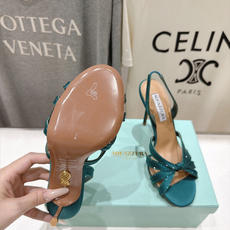高版本出厂 「ᴀqᴜᴀᴢᴢᴜʀᴀ」AQUAZZURA/菠萝F072 2026ss夏季新款真丝烫钻高跟鞋凉鞋 _____ 高版本出厂 「ᴀqᴜᴀᴢᴢᴜʀᴀ」AQUAZZURA/菠萝F072 2026ss夏季新款真丝烫钻高跟鞋凉鞋 _____