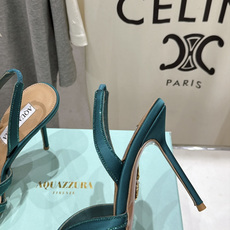 高版本出厂 「ᴀqᴜᴀᴢᴢᴜʀᴀ」AQUAZZURA/菠萝F072 2026ss夏季新款真丝烫钻高跟鞋凉鞋 _____ 高版本出厂 「ᴀqᴜᴀᴢᴢᴜʀᴀ」AQUAZZURA/菠萝F072 2026ss夏季新款真丝烫钻高跟鞋凉鞋 _____