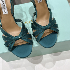 高版本出厂 「ᴀqᴜᴀᴢᴢᴜʀᴀ」AQUAZZURA/菠萝F072 2026ss夏季新款真丝烫钻高跟鞋凉鞋 _____ 高版本出厂 「ᴀqᴜᴀᴢᴢᴜʀᴀ」AQUAZZURA/菠萝F072 2026ss夏季新款真丝烫钻高跟鞋凉鞋 _____