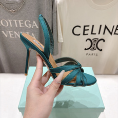高版本出厂 「ᴀqᴜᴀᴢᴢᴜʀᴀ」AQUAZZURA/菠萝F072 2026ss夏季新款真丝烫钻高跟鞋凉鞋 _____ 高版本出厂 「ᴀqᴜᴀᴢᴢᴜʀᴀ」AQUAZZURA/菠萝F072 2026ss夏季新款真丝烫钻高跟鞋凉鞋 _____