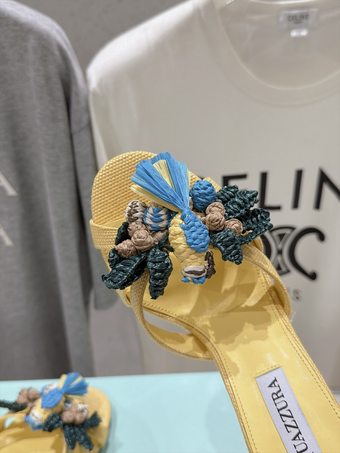 高版本出厂 「ᴀqᴜᴀᴢᴢᴜʀᴀ」AQUAZZURA/菠萝F072 2026ss新款海洋风编织配饰高跟鞋拖鞋 ____ 高版本出厂 「ᴀqᴜᴀᴢᴢᴜʀᴀ」AQUAZZURA/菠萝F072 2026ss新款海洋风编织配饰高跟鞋拖鞋 ____
