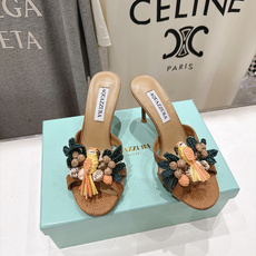 高版本出厂 「ᴀqᴜᴀᴢᴢᴜʀᴀ」AQUAZZURA/菠萝F072 2026ss新款海洋风编织配饰高跟鞋拖鞋 ____ 高版本出厂 「ᴀqᴜᴀᴢᴢᴜʀᴀ」AQUAZZURA/菠萝F072 2026ss新款海洋风编织配饰高跟鞋拖鞋 ____