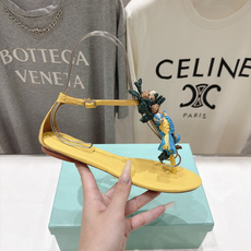 高版本出厂 「ᴀqᴜᴀᴢᴢᴜʀᴀ」AQUAZZURA/菠萝F072 2026ss新款海洋风编织配饰平底凉鞋 _____ 高版本出厂 「ᴀqᴜᴀᴢᴢᴜʀᴀ」AQUAZZURA/菠萝F072 2026ss新款海洋风编织配饰平底凉鞋 _____