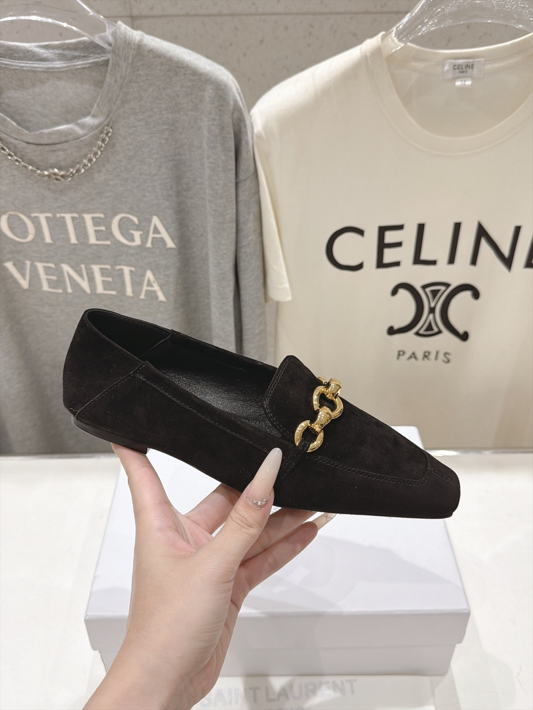 高版本出厂 SAINT LAURENT*圣罗兰F061 ysl 26ss全新走秀款玛丽珍平底鞋单鞋~可踩后跟 唯有YS 高版本出厂 SAINT LAURENT*圣罗兰F061 ysl 26ss全新走秀款玛丽珍平底鞋单鞋~可踩后跟 唯有YS