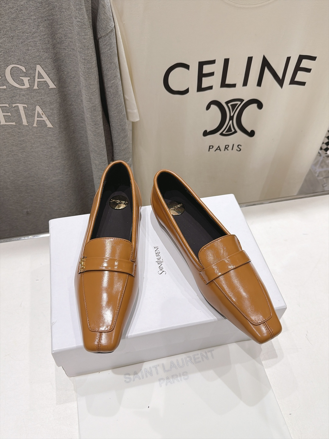 高版本出厂  SAINT LAURENT*圣罗兰F061 ysl 26ss全新走秀款玛丽珍平底鞋单鞋~ 唯有YSL最懂女