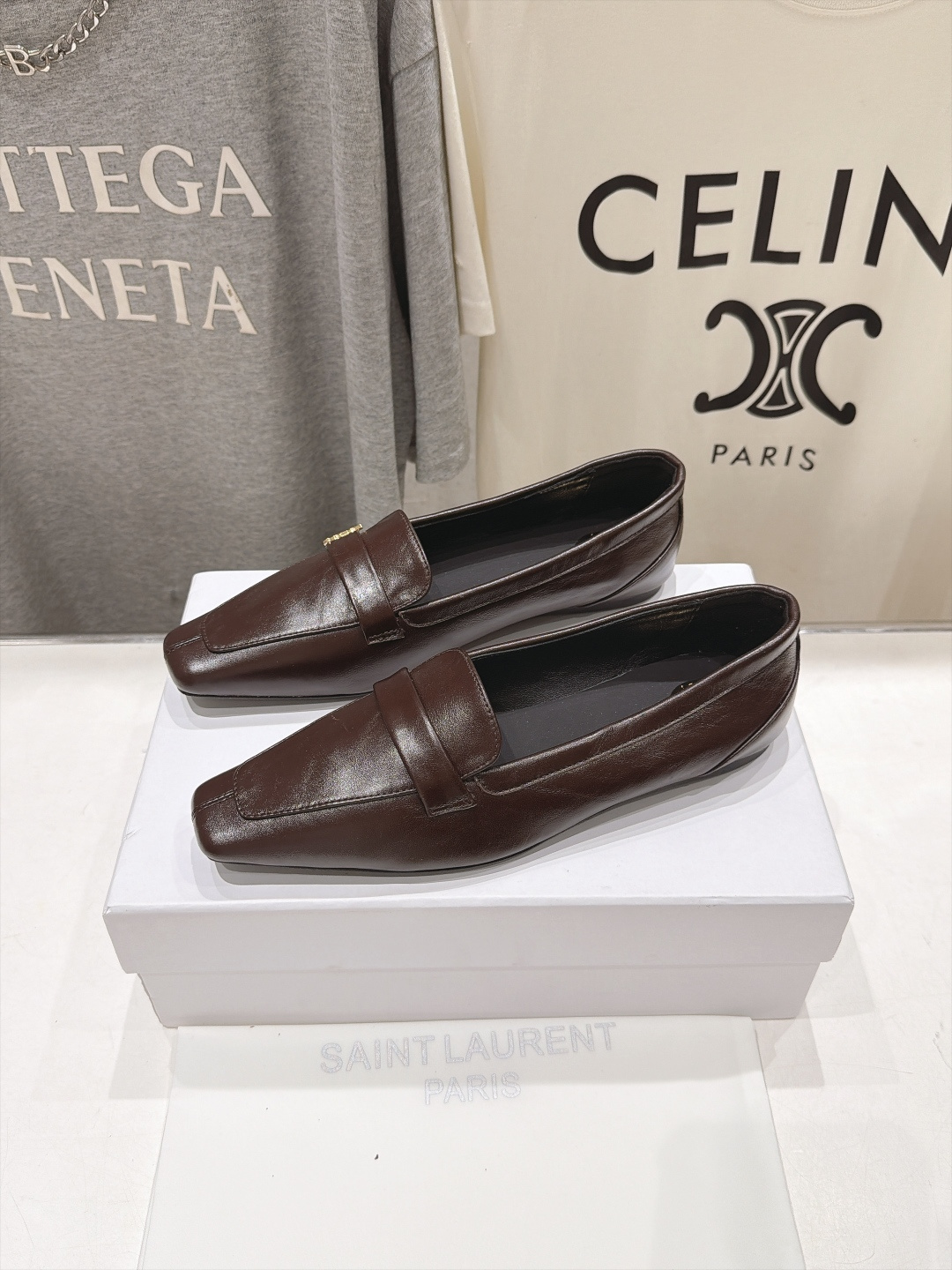 高版本出厂  SAINT LAURENT*圣罗兰F061 ysl 26ss全新走秀款玛丽珍平底鞋单鞋~ 唯有YSL最懂女