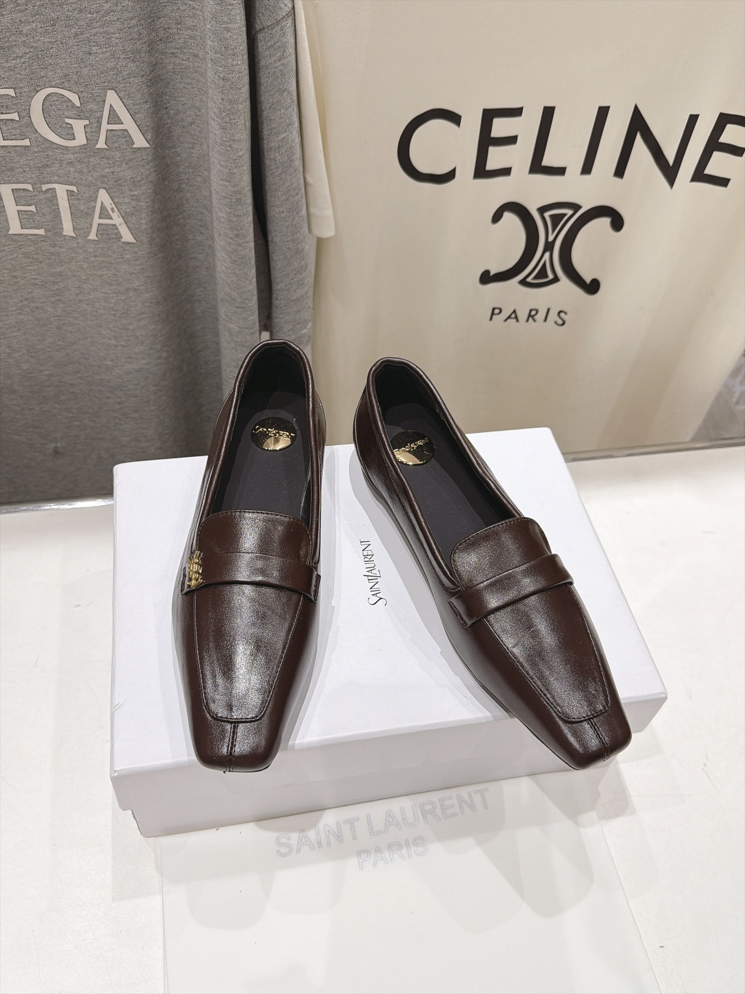 高版本出厂  SAINT LAURENT*圣罗兰F061 ysl 26ss全新走秀款玛丽珍平底鞋单鞋~ 唯有YSL最懂女