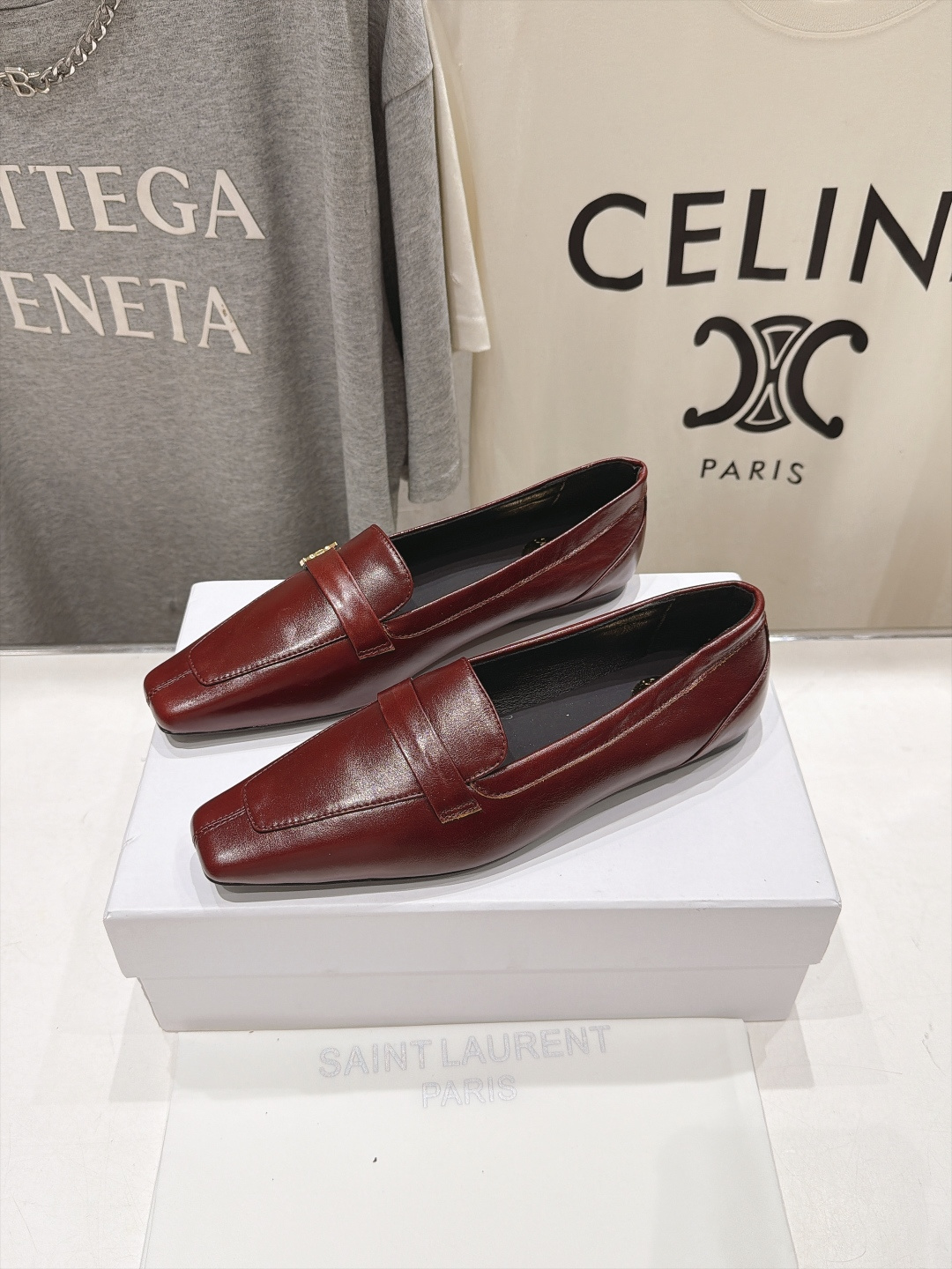 高版本出厂  SAINT LAURENT*圣罗兰F061 ysl 26ss全新走秀款玛丽珍平底鞋单鞋~ 唯有YSL最懂女