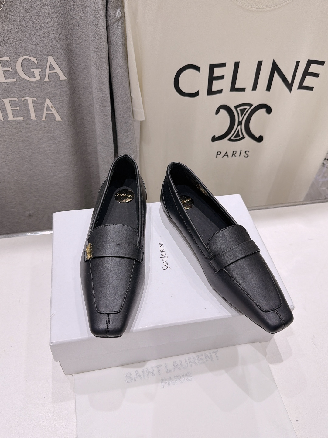 高版本出厂  SAINT LAURENT*圣罗兰F061 ysl 26ss全新走秀款玛丽珍平底鞋单鞋~ 唯有YSL最懂女