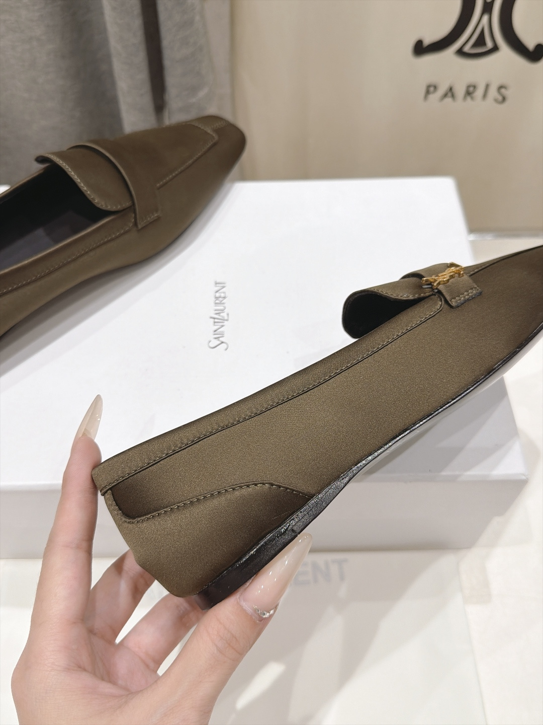 高版本出厂  SAINT LAURENT*圣罗兰F061 ysl 26ss全新走秀款玛丽珍平底鞋单鞋~ 唯有YSL最懂女