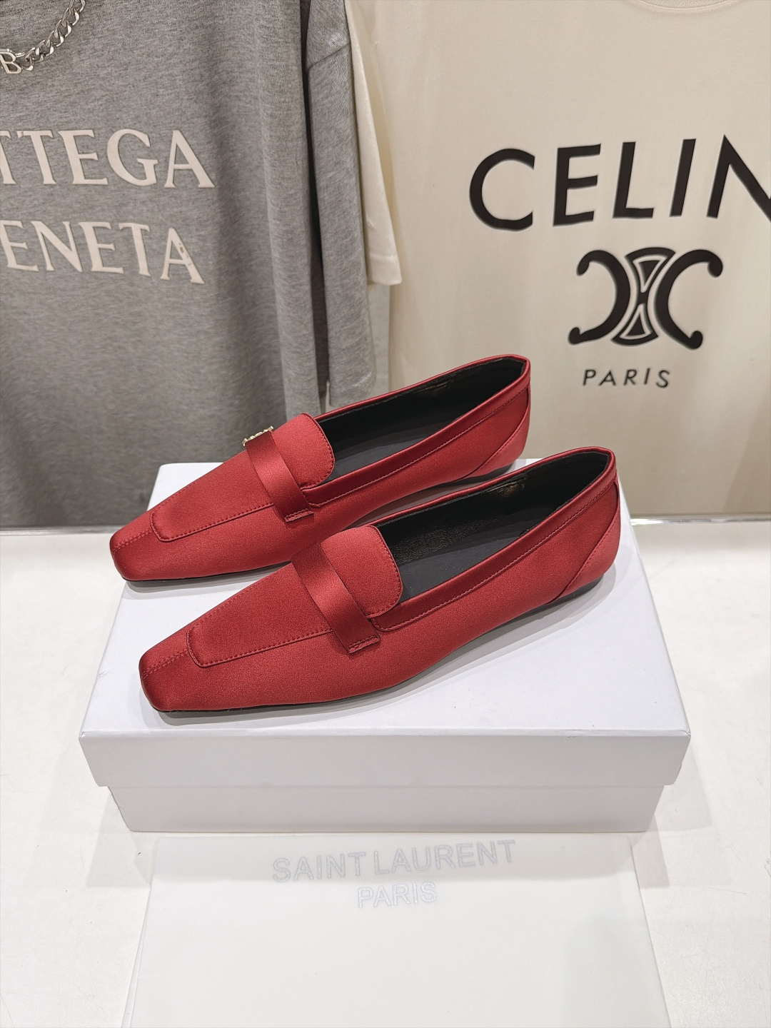 高版本出厂  SAINT LAURENT*圣罗兰F061 ysl 26ss全新走秀款玛丽珍平底鞋单鞋~ 唯有YSL最懂女