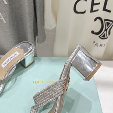 高版本出厂 「ᴀqᴜᴀᴢᴢᴜʀᴀ」AQUAZZURA/菠萝F072 2026ss夏季新款串珠水钻高跟拖鞋 ______ 高版本出厂 「ᴀqᴜᴀᴢᴢᴜʀᴀ」AQUAZZURA/菠萝F072 2026ss夏季新款串珠水钻高跟拖鞋 ______