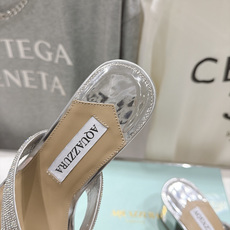 高版本出厂 「ᴀqᴜᴀᴢᴢᴜʀᴀ」AQUAZZURA/菠萝F072 2026ss夏季新款串珠水钻高跟拖鞋 ______ 高版本出厂 「ᴀqᴜᴀᴢᴢᴜʀᴀ」AQUAZZURA/菠萝F072 2026ss夏季新款串珠水钻高跟拖鞋 ______