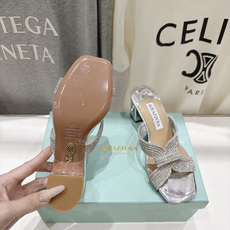 高版本出厂 「ᴀqᴜᴀᴢᴢᴜʀᴀ」AQUAZZURA/菠萝F072 2026ss夏季新款串珠水钻高跟拖鞋 ______ 高版本出厂 「ᴀqᴜᴀᴢᴢᴜʀᴀ」AQUAZZURA/菠萝F072 2026ss夏季新款串珠水钻高跟拖鞋 ______