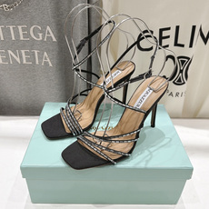 高版本出厂 「ᴀqᴜᴀᴢᴢᴜʀᴀ」AQUAZZURA/菠萝F072 2026ss夏季新款高跟水钻凉鞋 ________ 高版本出厂 「ᴀqᴜᴀᴢᴢᴜʀᴀ」AQUAZZURA/菠萝F072 2026ss夏季新款高跟水钻凉鞋 ________
