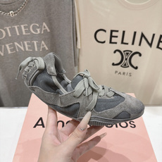 高版本出厂 Acne Studio F053 26ss新款平底慵懒风做旧休闲鞋芭蕾舞鞋 【市场顶级版本】 麂皮与亮面 高版本出厂 Acne Studio F053 26ss新款平底慵懒风做旧休闲鞋芭蕾舞鞋 【市场顶级版本】 麂皮与亮面