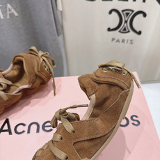 高版本出厂 Acne Studio F053 26ss新款平底慵懒风做旧休闲鞋芭蕾舞鞋 【市场顶级版本】 麂皮与亮面 高版本出厂 Acne Studio F053 26ss新款平底慵懒风做旧休闲鞋芭蕾舞鞋 【市场顶级版本】 麂皮与亮面