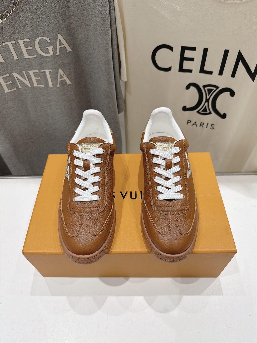 高版本出厂   LOUIS VUITTON～LV路易威登F048 L家驴牌最新款厚底运动休闲鞋 原版购入开发、做货 26