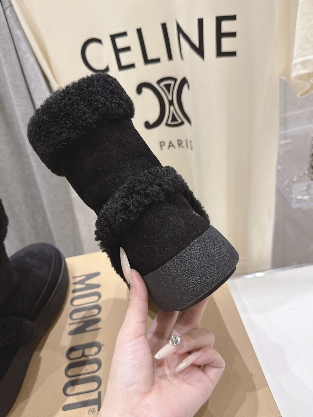 高版本出厂  MOON BOOT Park系列F076 2026ss秋冬新款厚底雪地靴短靴 实用主义购物一moonboo