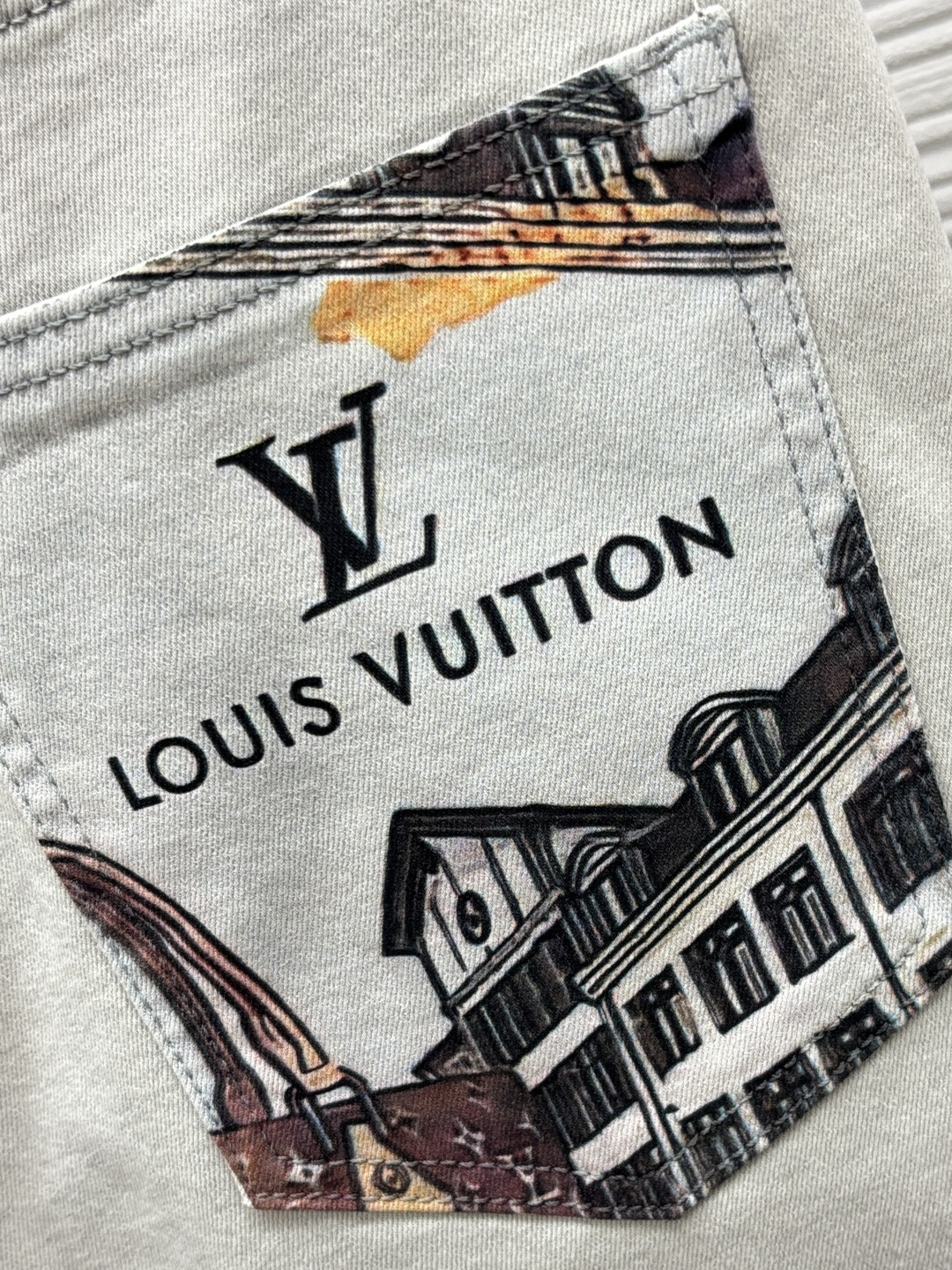 LV 2026年春季最新品牛仔裤🔥出入专卖店无压力 专柜热销款 品味与价值共享  身穿着非常舒适 低调不