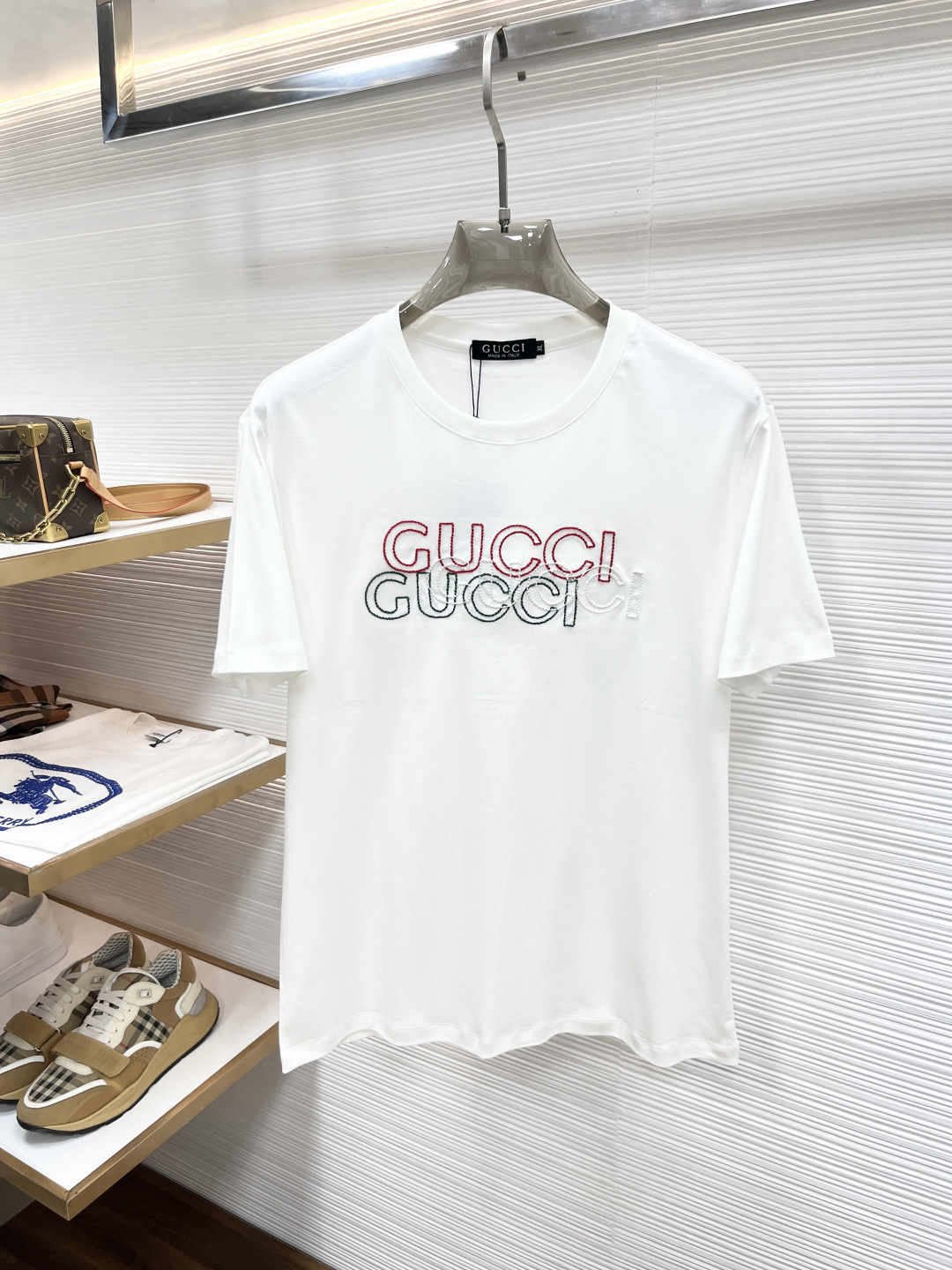 Gucci 古奇 2026ss 春夏新款首发专柜最新款短袖圆领T恤 高端订制 设计前卫时尚！品牌logo