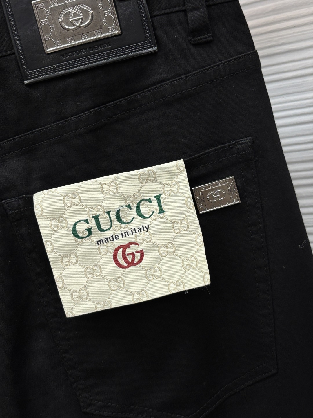 古奇 年春季最新品牛仔裤🔥出入专卖店无压力 专柜热销款 品味与价值共享  身穿着非常舒适 低调不失奢华 