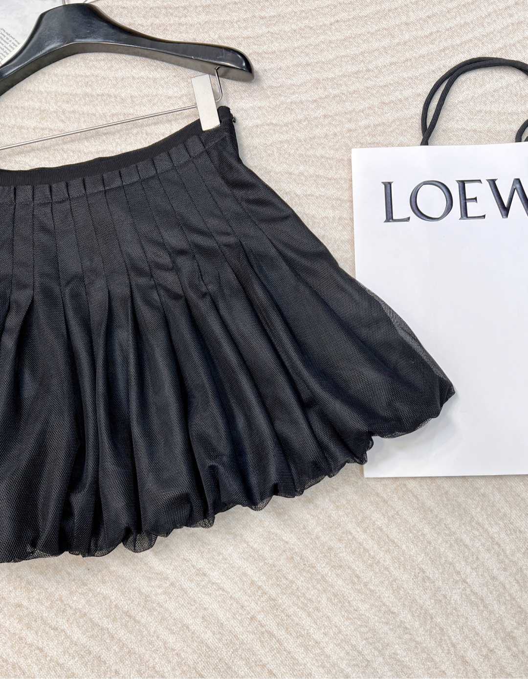 🆕Dior早春新款收腰褶皱双层短款纱裙，定制YB进口网纱材质 飘逸动人 亲肤透气 双层短款纱裙版型 外层