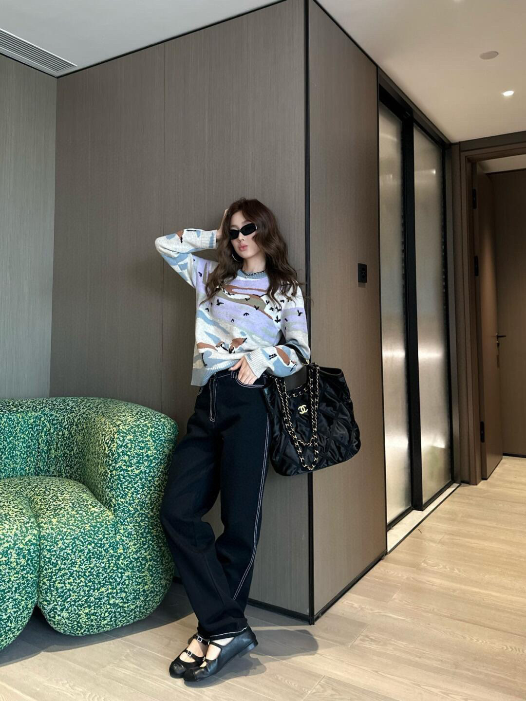 NO:298608,Reference picture of upper body of pants, alexander wang19860909裤子上身参考图,,alexander wang,Women's clothing