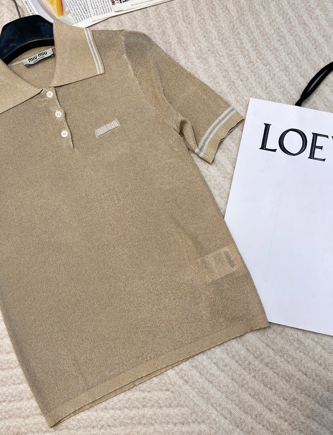 🆕 MIU MIU 学院风针织套装，针织Polo衫➕百褶半裙！miu的学院风从来不会令我们失望，又甜又美