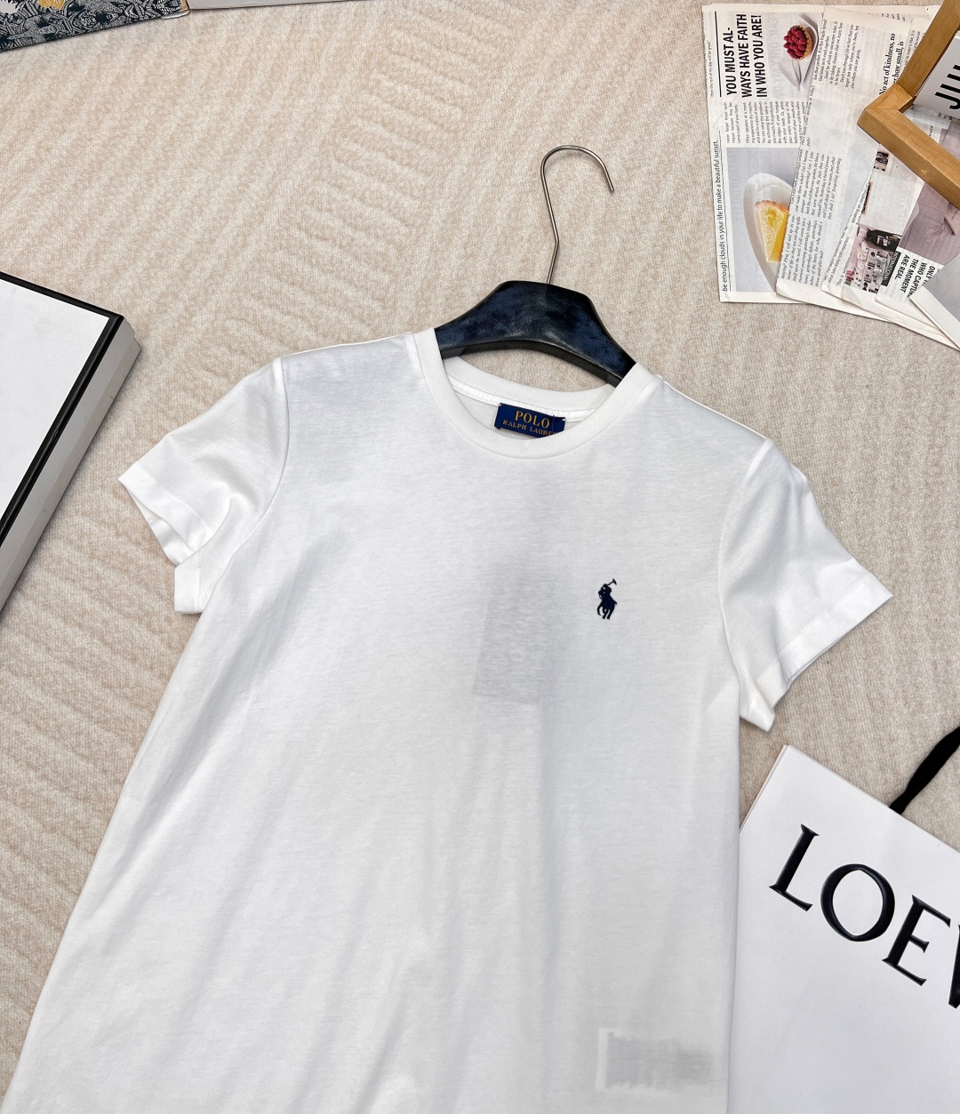 🆕 Ralph lauren 拉夫劳伦基础款T恤经典小马仔刺绣徽章是一款青年百搭纯色打底圆领短袖T恤😎此