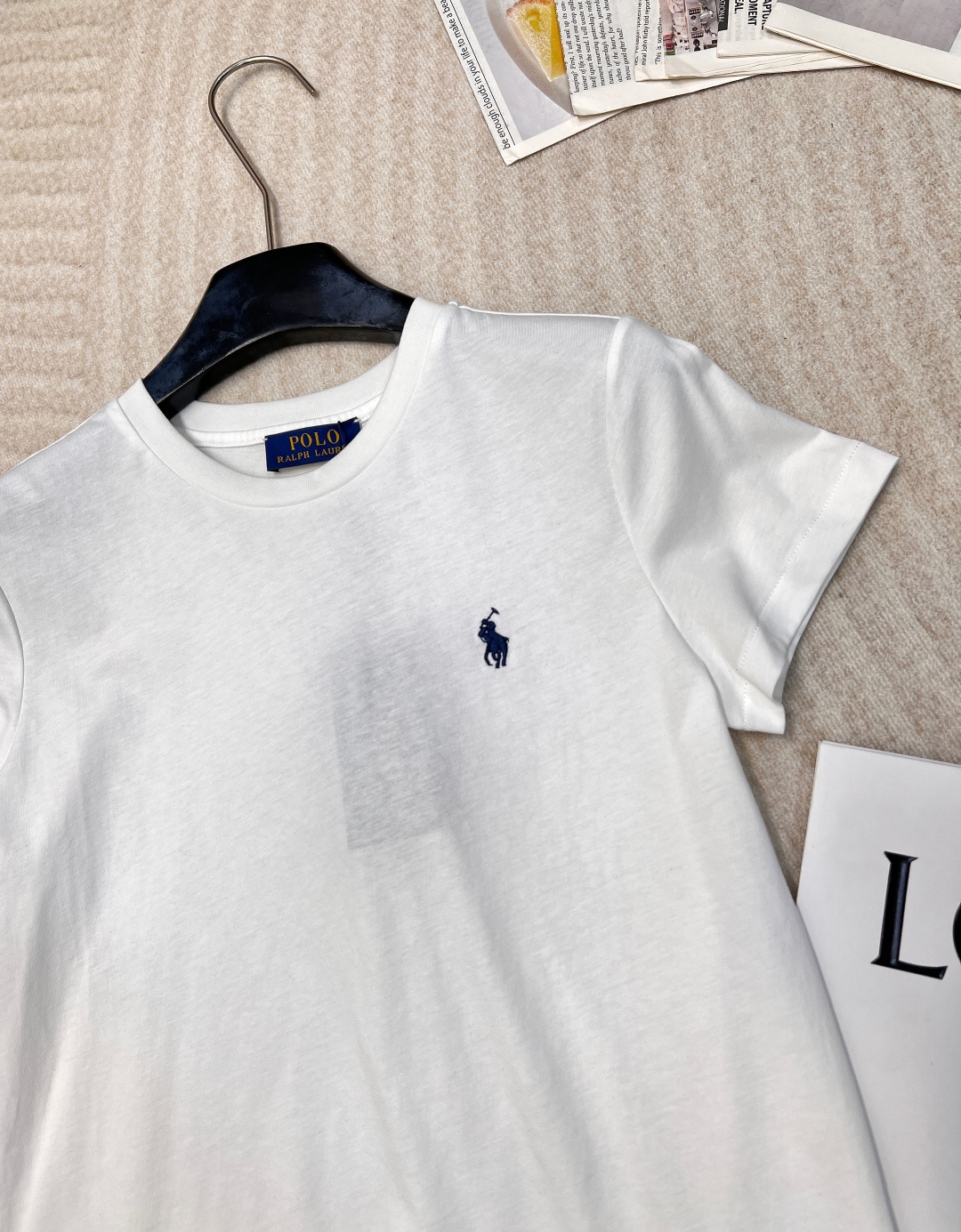 🆕 Ralph lauren 拉夫劳伦基础款T恤经典小马仔刺绣徽章是一款青年百搭纯色打底圆领短袖T恤😎此