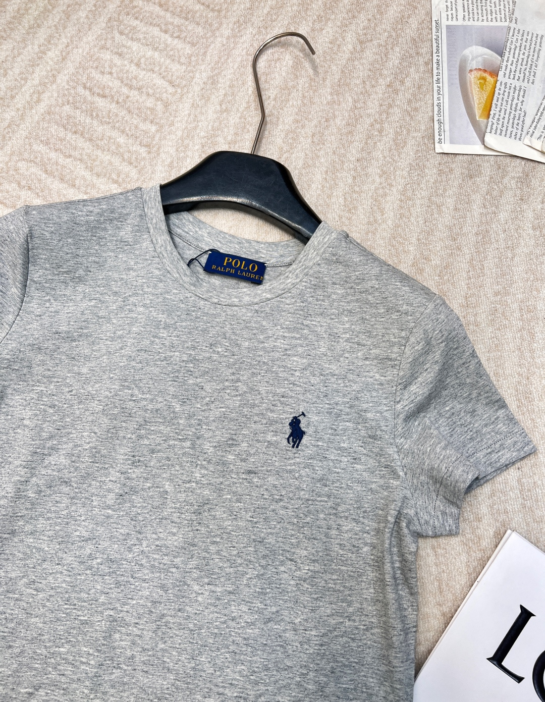 🆕 Ralph lauren 拉夫劳伦基础款T恤经典小马仔刺绣徽章是一款青年百搭纯色打底圆领短袖T恤😎此