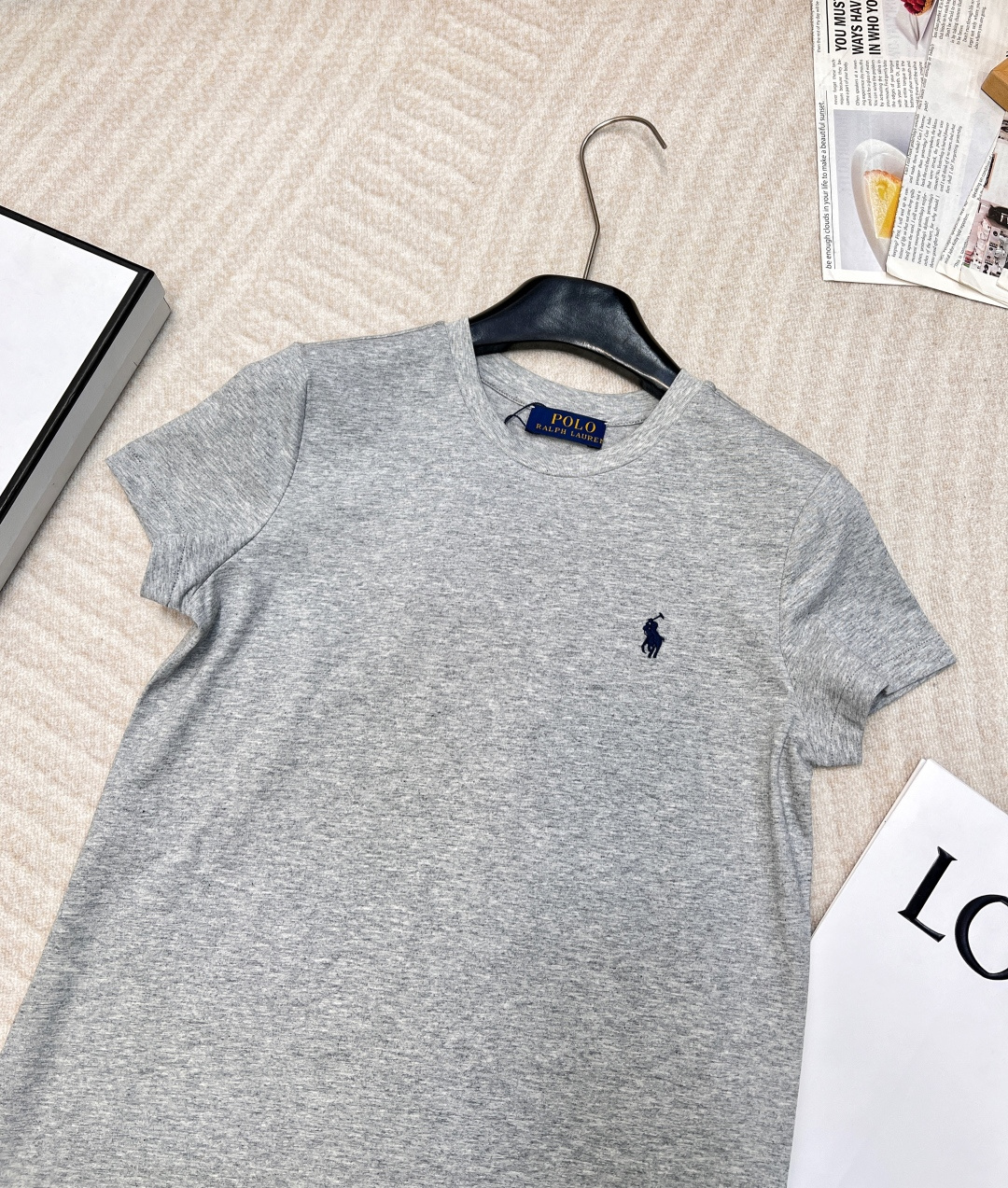 🆕 Ralph lauren 拉夫劳伦基础款T恤经典小马仔刺绣徽章是一款青年百搭纯色打底圆领短袖T恤😎此