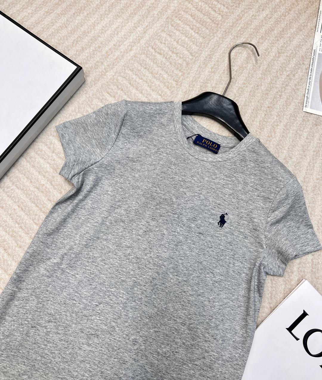 🆕 Ralph lauren 拉夫劳伦基础款T恤经典小马仔刺绣徽章是一款青年百搭纯色打底圆领短袖T恤😎此