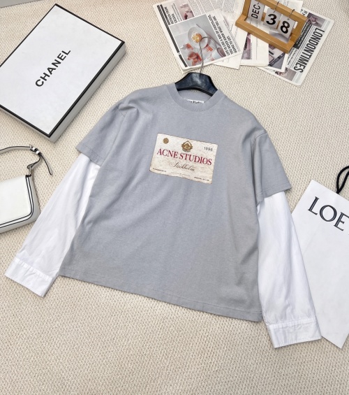 Acne Studios 1996 Vintage Print Two-Piece Long Sleeve T-Shirt 1 Acne Studios 1996 Vintage Print Two-Piece Long Sleeve T-Shirt