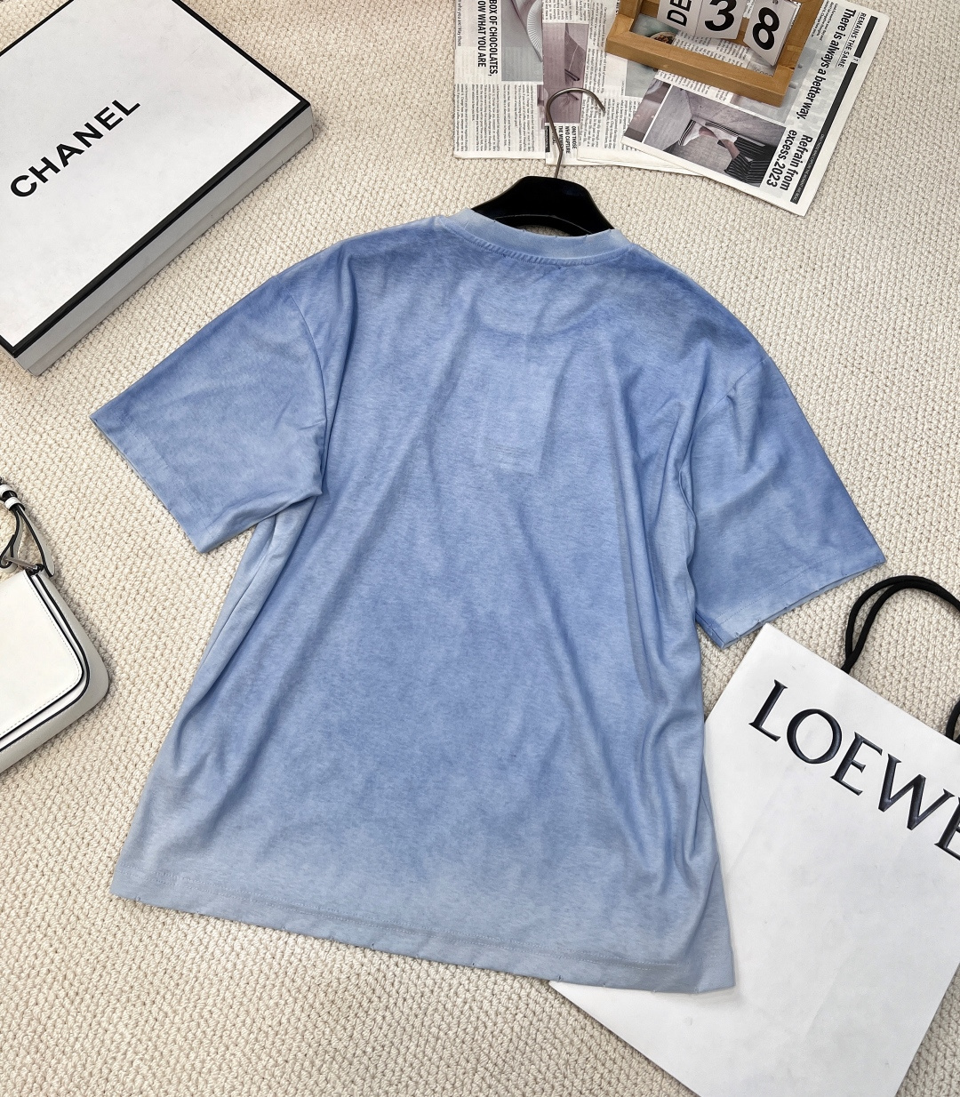 🆕夏季新款 Acne经典1996斯德哥尔摩做旧短袖T恤，水洗黑，领口磨破工艺，做旧复古印花，超薄棉面料，