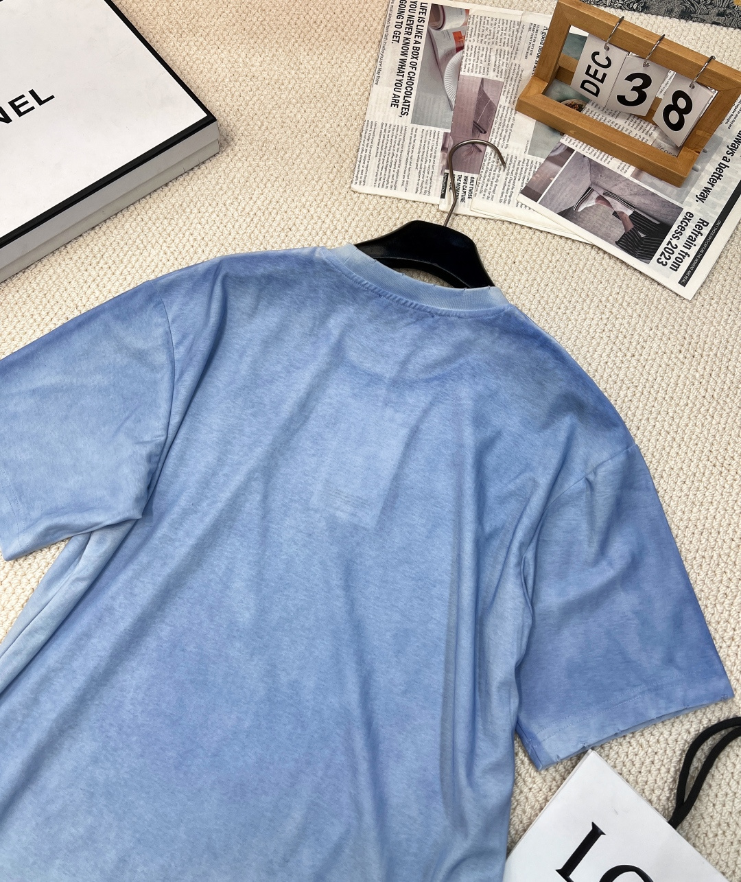 🆕夏季新款 Acne经典1996斯德哥尔摩做旧短袖T恤，水洗黑，领口磨破工艺，做旧复古印花，超薄棉面料，