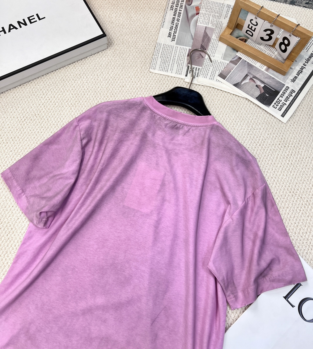 🆕夏季新款 Acne经典1996斯德哥尔摩做旧短袖T恤，水洗黑，领口磨破工艺，做旧复古印花，超薄棉面料，