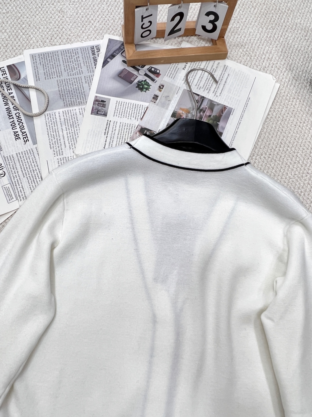 🆕Gucci新款V领针织开衫，定制YB羊毛纱线织造 质感高级 舒适柔软 V领针织开衫剪裁 密实针织御寒防