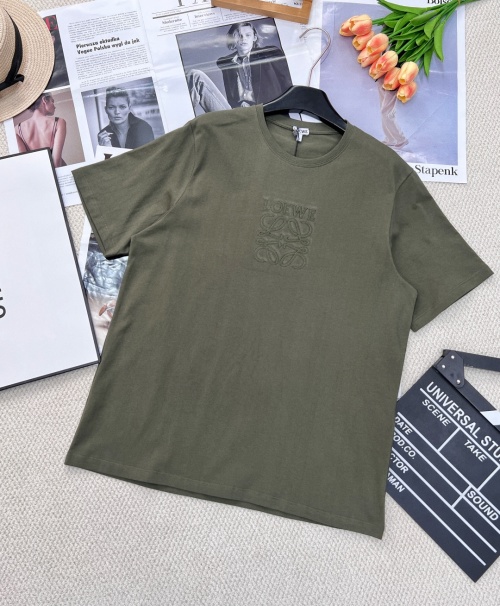 Loewe Embroidered Logo Tee - Premium Cotton, Relaxed Fit, Unisex Style 1 Loewe Embroidered Logo Tee - Premium Cotton, Relaxed Fit, Unisex Style