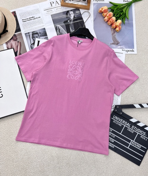 Loewe Embroidered Logo T-Shirt, Premium Cotton, Relaxed Fit, Unisex Design 1 Loewe Embroidered Logo T-Shirt, Premium Cotton, Relaxed Fit, Unisex Design