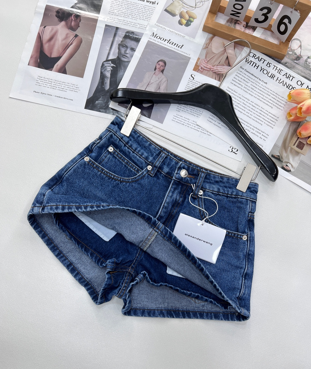 🆕夏季新品AW光板中腰牛仔裤裙！超辣神裤时髦girl必备这款裤裙裤裙版型设计一点都不用担心走光问题上身遮
