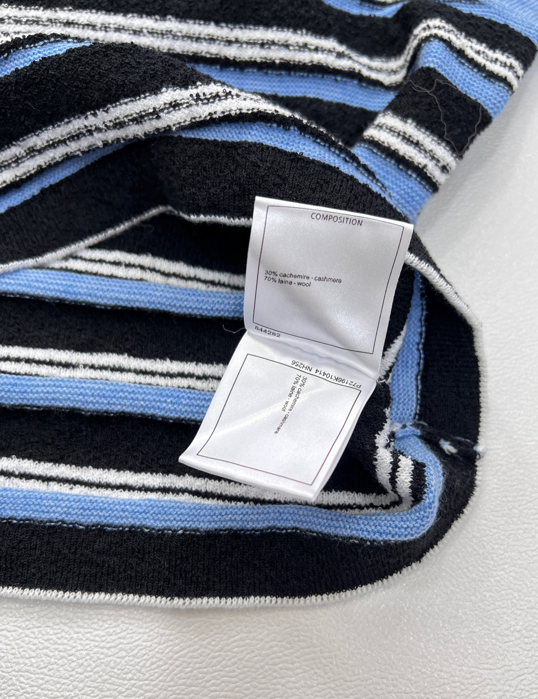 🆕Chanel25SS早春新款毛圈针织条纹背心丨高版出品！挖肩挂脖背心版型 通体满铺彩色条纹 重工钩针明